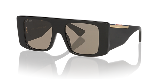 GG1888S Zwart AcetaatSunglass Frames van B24, Hoekweergave