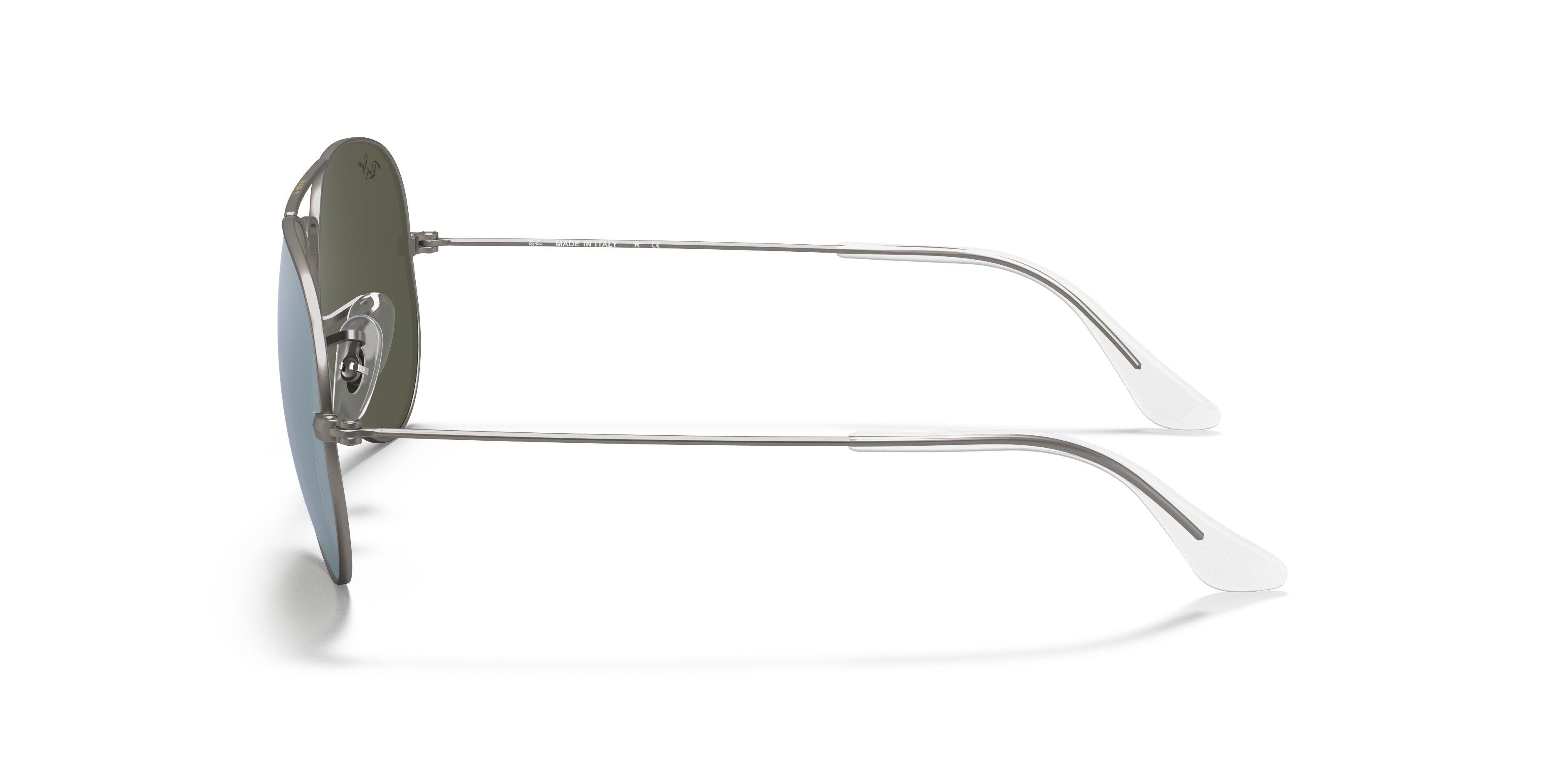 RB3025 Staalgrijs MetaalSunglass Frames van B24, Zijaanzicht