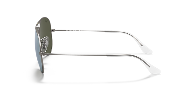 RB3025 Staalgrijs MetaalSunglass Frames van B24, Zijaanzicht