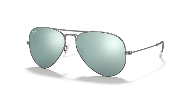 RB3025 Staalgrijs MetaalSunglass Frames van B24, Hoekweergave