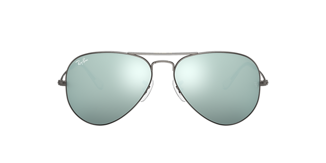RB3025 Staalgrijs MetaalSunglass Frames van B24, met getinte lenzen