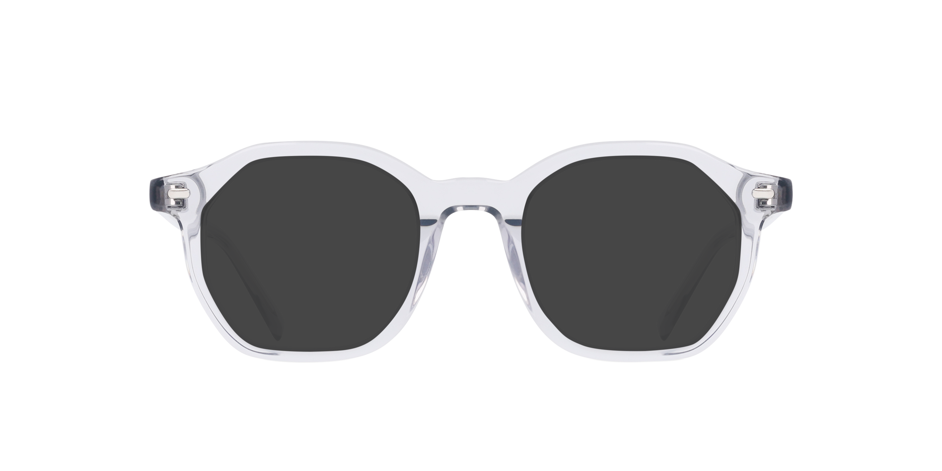 Miles Crystal Grau AcetatEyeglass Frames von B24, mit getönten Gläsern