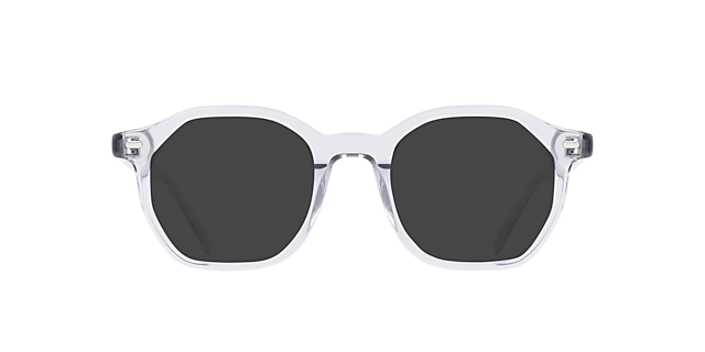 Miles Crystal Grau AcetatEyeglass Frames von B24, mit getönten Gläsern