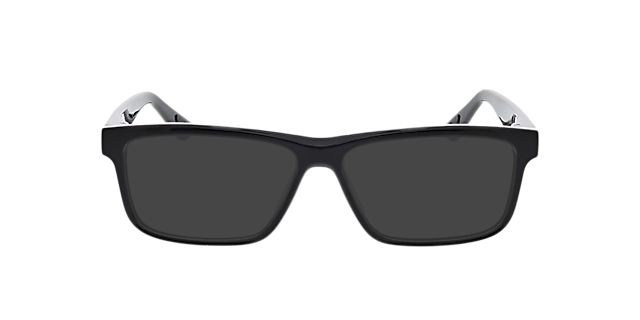 PU0444O Schwarz KunststoffEyeglass Frames von B24, mit getönten Gläsern