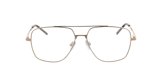 Douglas Matt Gold & Havana MetallEyeglass Frames von B24, Vorderansicht