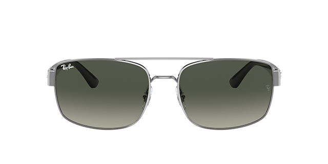 RB3687 Gunmetal MetallSunglass Frames von B24, mit getönten Gläsern