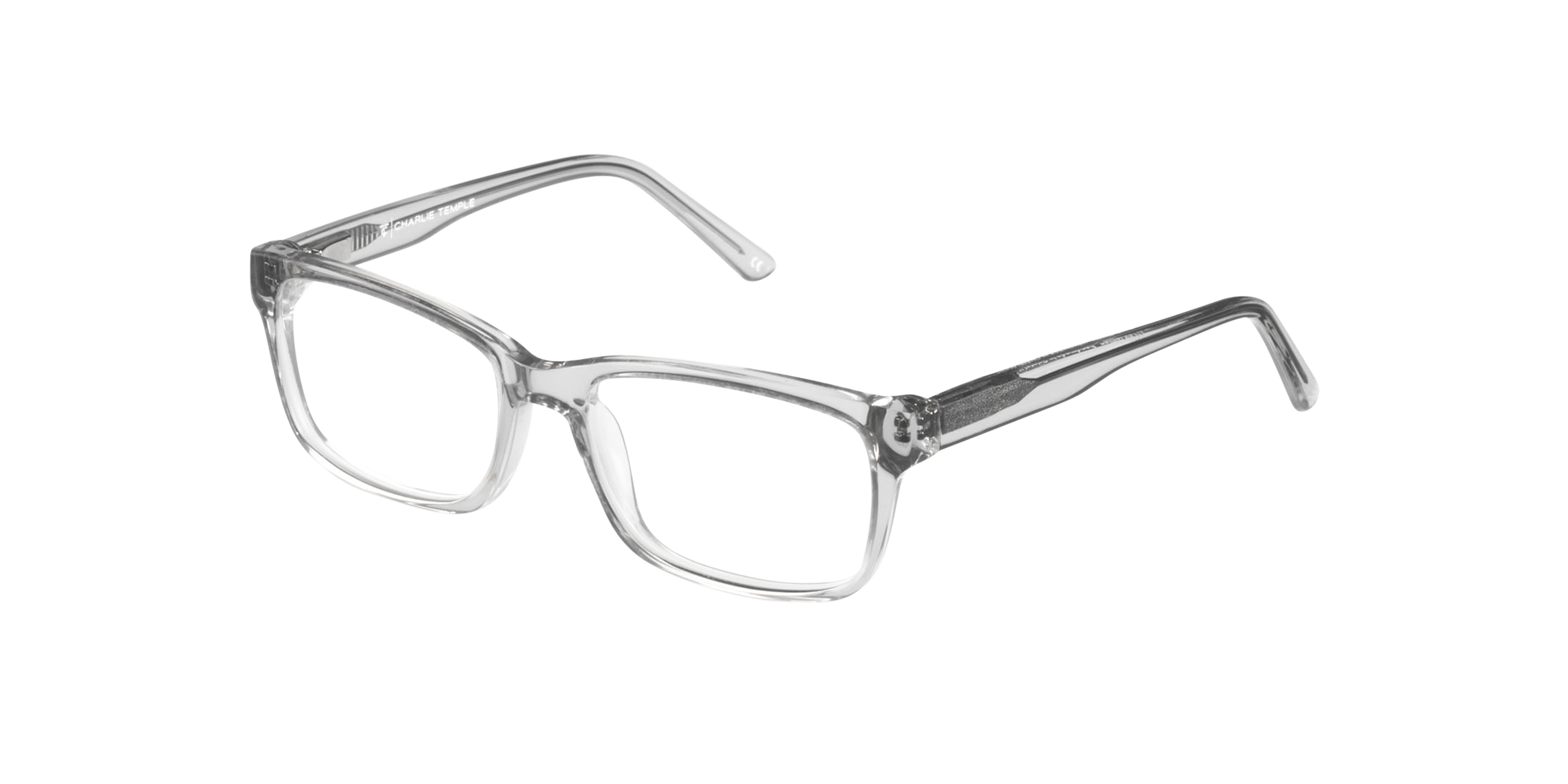 Gillian White Crystal AcetaatEyeglass Frames van B24, Hoekweergave