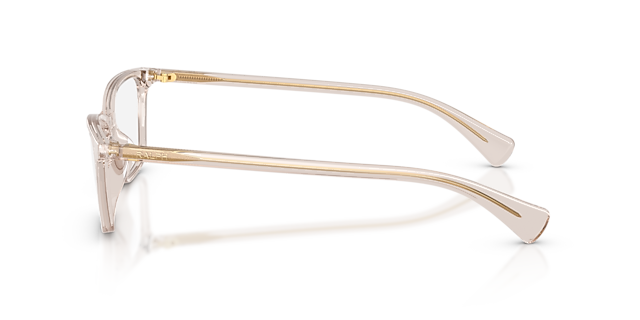 RA7187U Beige Transparent AcetaatEyeglass Frames van B24, Zijaanzicht