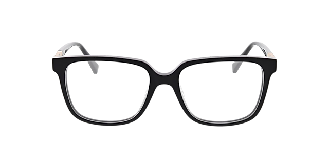 Scarlett Schwarz AcetatEyeglass Frames von B24, Vorderansicht