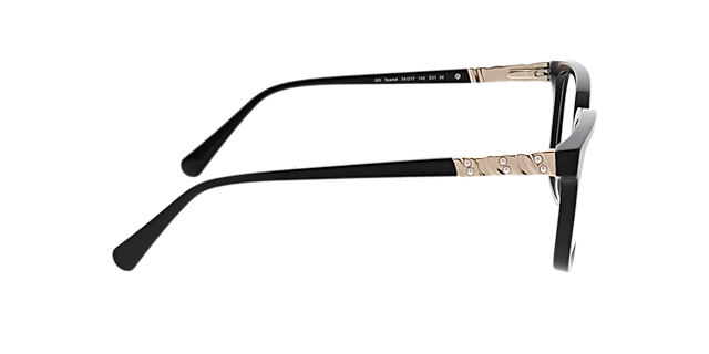 Scarlett Schwarz AcetatEyeglass Frames von B24, Seitenansicht