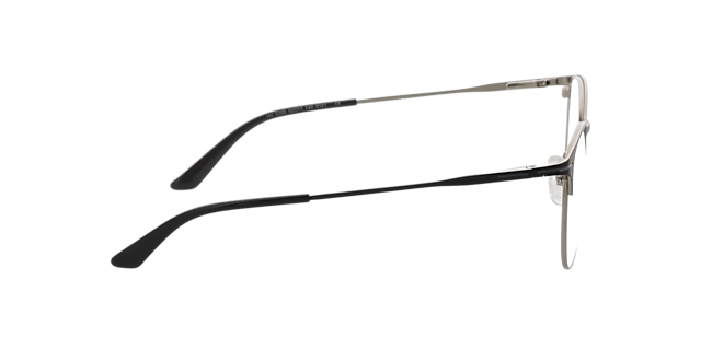 Cambridge Matt Black  &  Grey  &  Silver MetallEyeglass Frames von B24, Seitenansicht