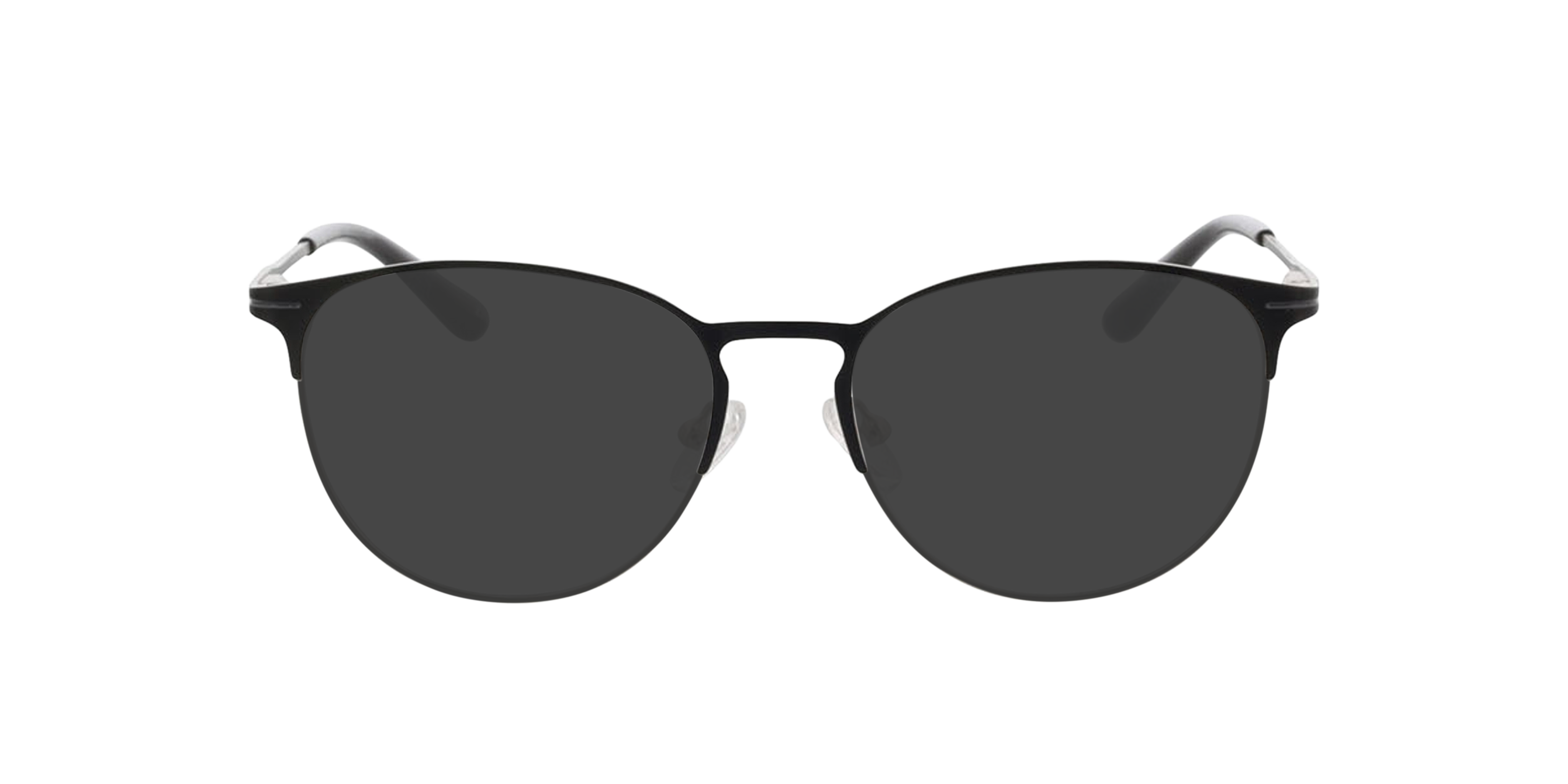 Cambridge Matt Black  &  Grey  &  Silver MetallEyeglass Frames von B24, mit getönten Gläsern