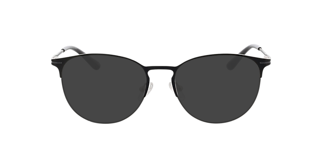 Cambridge Matt Black  &  Grey  &  Silver MetallEyeglass Frames von B24, mit getönten Gläsern