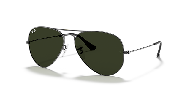 RB3025 Gunmetal MetallSunglass Frames von B24, Dreiviertelansicht