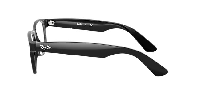 New Wayfarer Optics Schwarz AcetatEyeglass Frames von B24, Seitenansicht