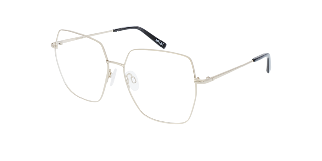Vivien Silver Medal MetaalEyeglass Frames van B24, Hoekweergave