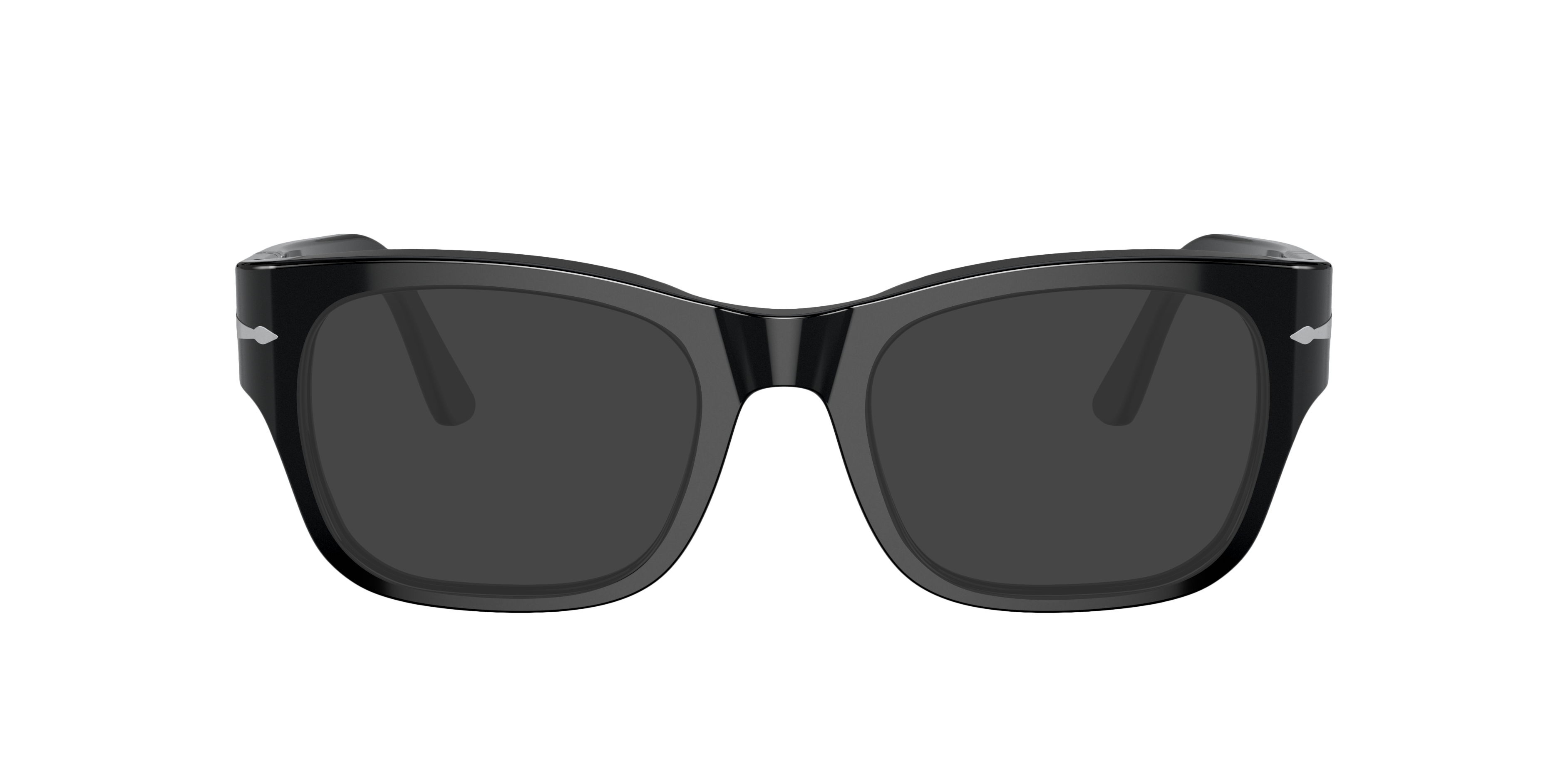 PO3297V Schwarz AcetatEyeglass Frames von B24, mit getönten Gläsern