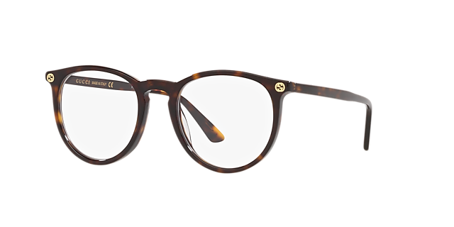 GG0027O Tortoise AcetaatEyeglass Frames van B24, Hoekweergave