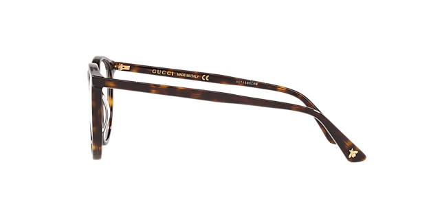 GG0027O Tortoise AcetaatEyeglass Frames van B24, Zijaanzicht