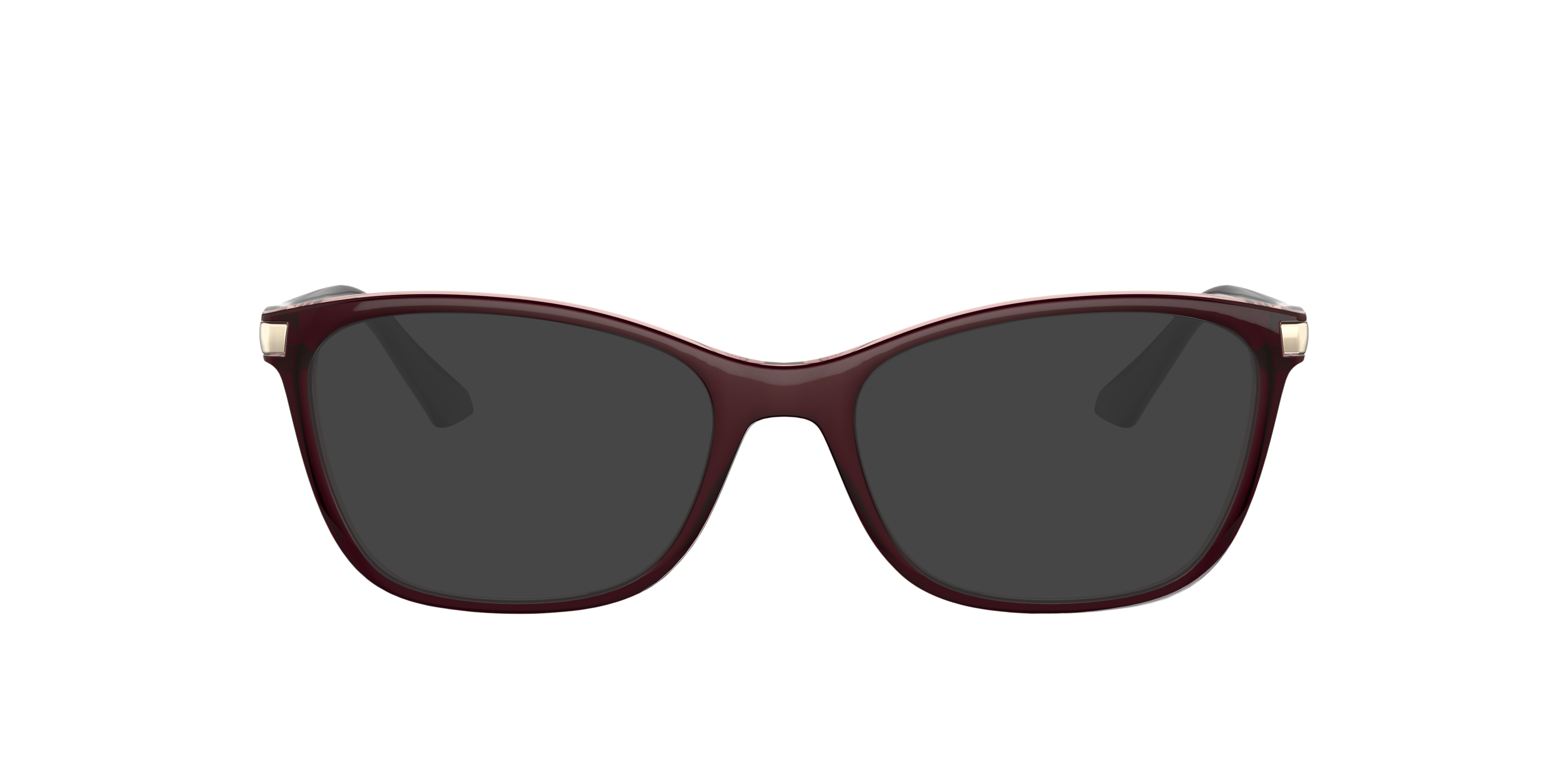 VO5378 Oben Braun & Rosa KunststoffEyeglass Frames von B24, mit getönten Gläsern