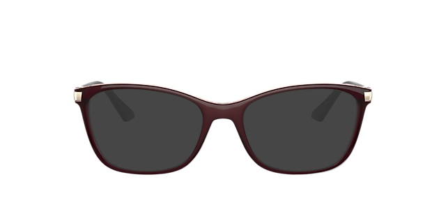 VO5378 Oben Braun & Rosa KunststoffEyeglass Frames von B24, mit getönten Gläsern