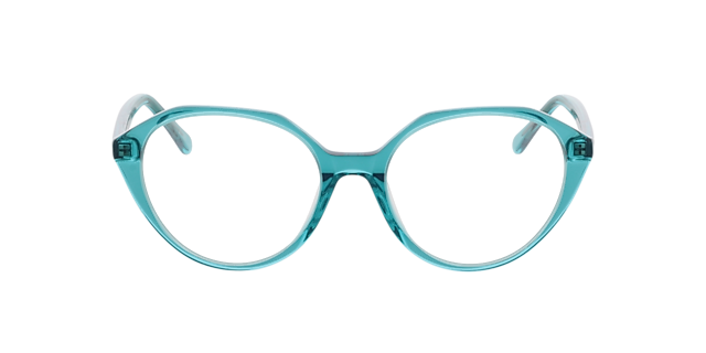 Sabine Fluo Turquoise AcetatEyeglass Frames von B24, Vorderansicht