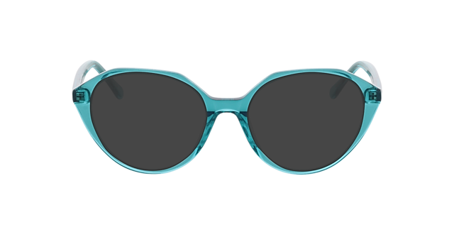 Sabine Fluo Turquoise AcetatEyeglass Frames von B24, mit getönten Gläsern