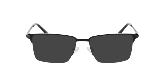 Ross Matt Gun  &  Black MetallEyeglass Frames von B24, mit getönten Gläsern