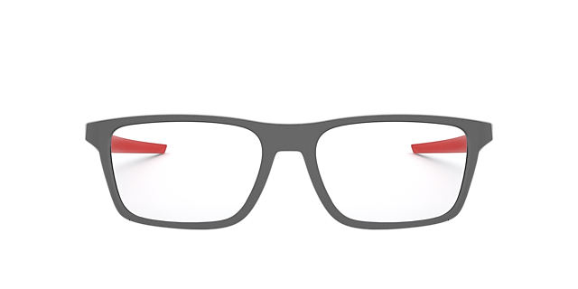 Port Bow Satijnglans licht staalgrijs KunststofEyeglass Frames van B24, Vooraanzicht