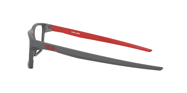 Port Bow Satijnglans licht staalgrijs KunststofEyeglass Frames van B24, Zijaanzicht