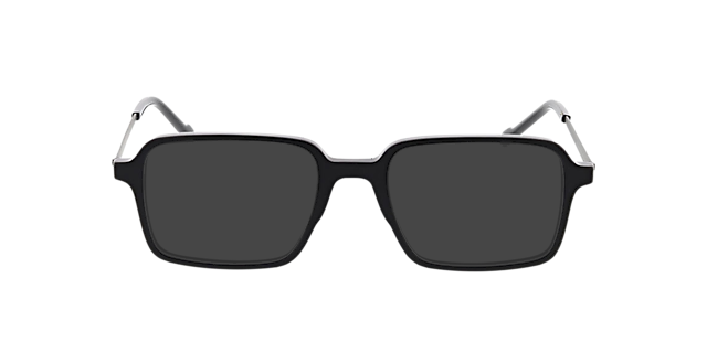 Freiburg Zwart & mat gunmetal AcetaatEyeglass Frames van B24, met getinte lenzen