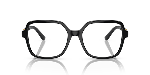 DG5105U Zwart KunststofEyeglass Frames van B24, Vooraanzicht