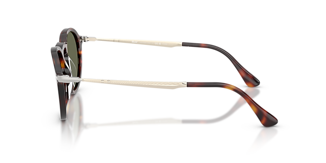 PO3383S Havana AcetaatSunglass Frames van B24, Zijaanzicht