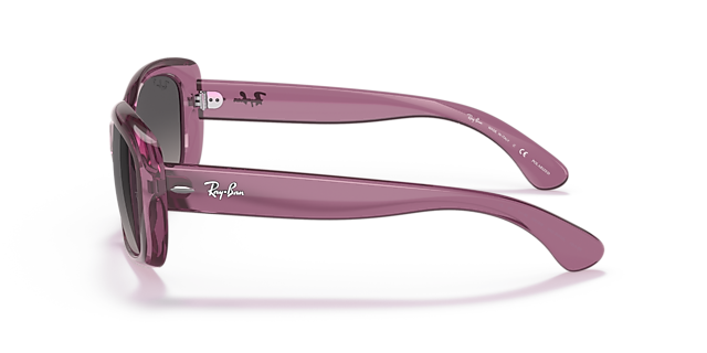 RB4101 Transparant violet KunststofSunglass Frames van B24, Zijaanzicht