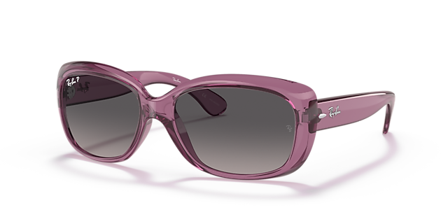 RB4101 Transparant violet KunststofSunglass Frames van B24, Hoekweergave