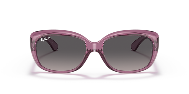 RB4101 Transparant violet KunststofSunglass Frames van B24, Vooraanzicht
