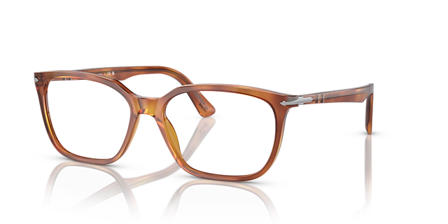 PO3298V Terra Di Siena AcetaatEyeglass Frames van B24, Hoekweergave