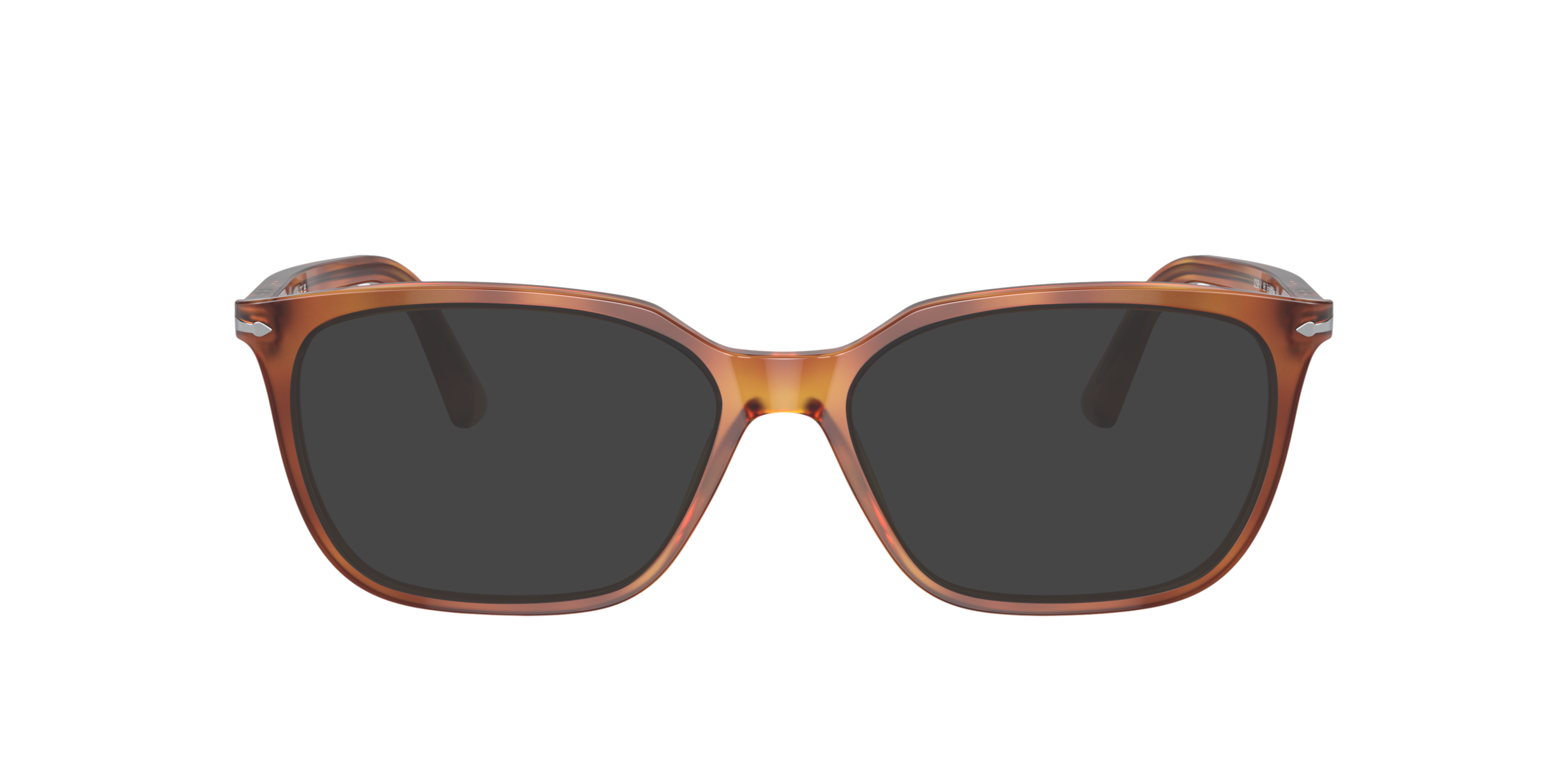 PO3298V Terra Di Siena AcetaatEyeglass Frames van B24, met getinte lenzen