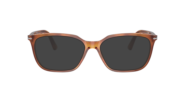 PO3298V Terra Di Siena AcetaatEyeglass Frames van B24, met getinte lenzen