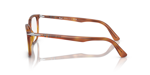 PO3298V Terra Di Siena AcetaatEyeglass Frames van B24, Zijaanzicht