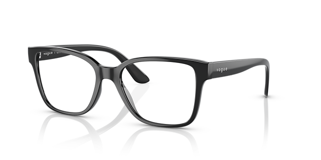 VO5452 Schwarz KunststoffEyeglass Frames von B24, Dreiviertelansicht