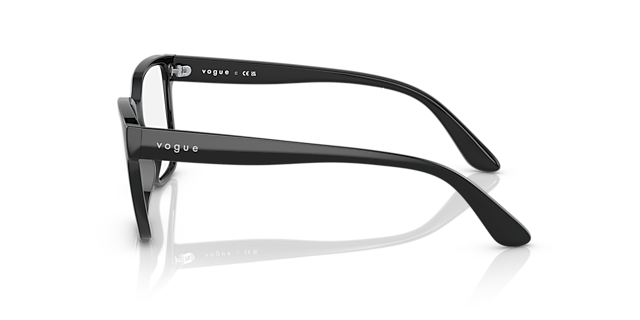 VO5452 Schwarz KunststoffEyeglass Frames von B24, Seitenansicht