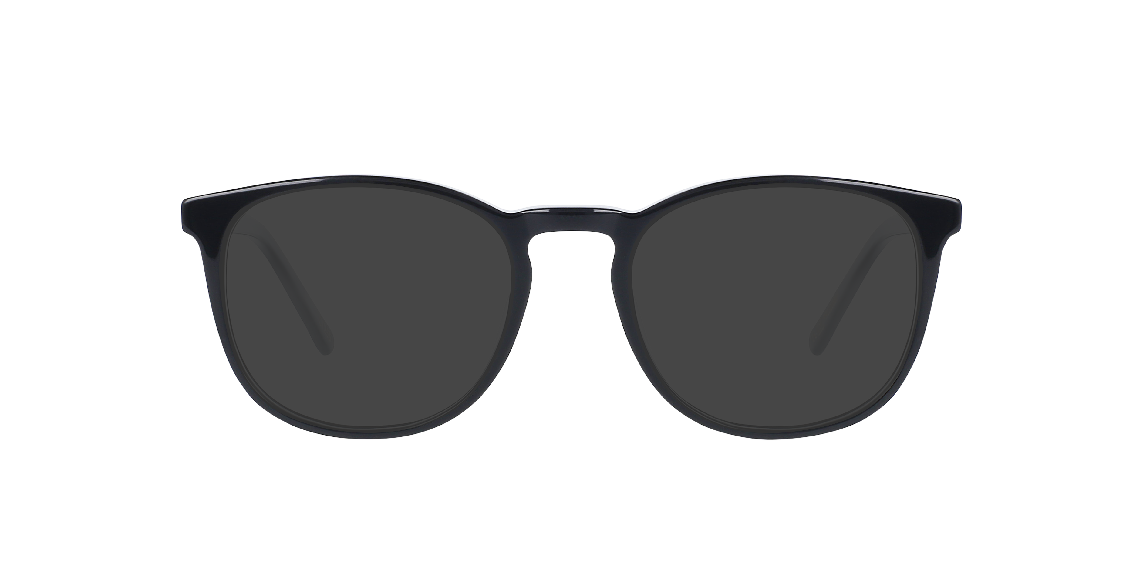 Owen Jet Black AcetatEyeglass Frames von B24, mit getönten Gläsern