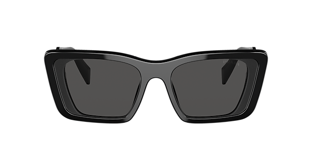 PR 08YS Schwarz AcetatSunglass Frames von B24, mit getönten Gläsern