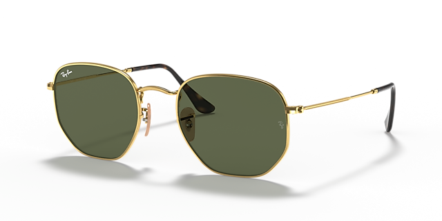 RB3548N Arista goud MetaalSunglass Frames van B24, Hoekweergave