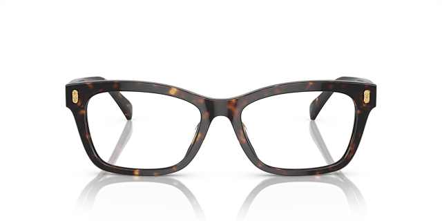 RA7154U Glanzend donker Havana AcetaatEyeglass Frames van B24, Vooraanzicht
