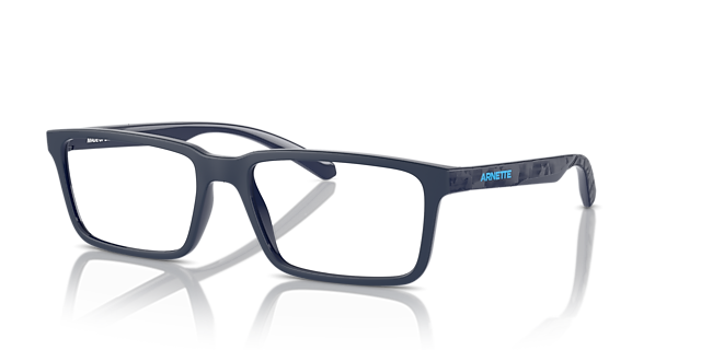 AN7253 Donkerblauw KunststofEyeglass Frames van B24, Hoekweergave