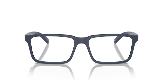 AN7253 Donkerblauw KunststofEyeglass Frames van B24, Vooraanzicht