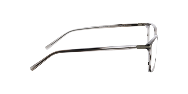 Wembley Grey Horn  &  Matt Silver AcetatEyeglass Frames von B24, Seitenansicht