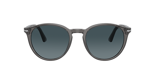 PO3152S Transparant grijs AcetaatSunglass Frames van B24, met getinte lenzen